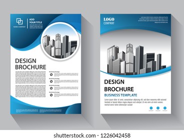 Business abstract vector template. Brochure design, cover modern layout, annual report, poster, flyer in A4 with colorful triangles, geometric shapes for tech, science, market with light background