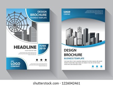 Business abstract vector template. Brochure design, cover modern layout, annual report, poster, flyer in A4 with colorful triangles, geometric shapes for tech, science, market with light background