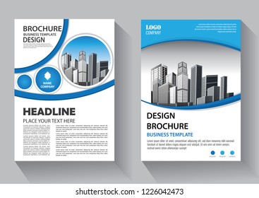 Business abstract vector template. Brochure design, cover modern layout, annual report, poster, flyer in A4 with colorful triangles, geometric shapes for tech, science, market with light background