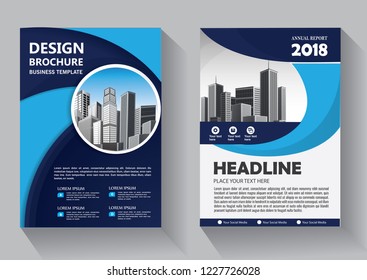 Business abstract vector template. Brochure design, cover modern layout, annual report, poster, flyer in A4 with colorful triangles, geometric shapes for tech, science, market with light background