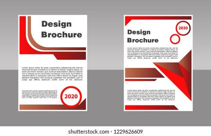 Business abstract vector template. Brochure design, cover modern layout, annual report, poster, geometric shapes for tech, science, market with light background