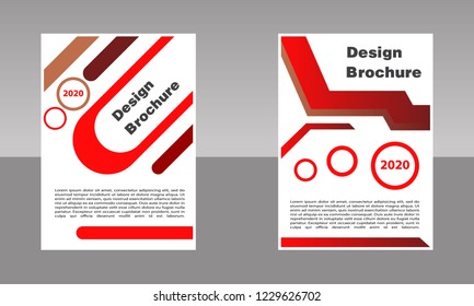 Business abstract vector template. Brochure design, cover modern layout, annual report, poster, geometric shapes for tech, science, market with light background