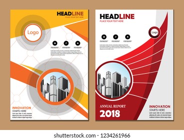 Business abstract vector template Brochure design cover modern layout annual report
poster flyer in A4 with colorful triangles geometric shapes for tech science market with light background