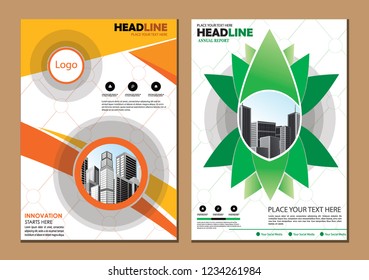 Business abstract vector template Brochure design cover modern layout annual report
poster flyer in A4 with colorful triangles geometric shapes for tech science market with light background