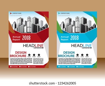 Business abstract vector template Brochure design cover modern layout annual report
poster flyer in A4 with colorful triangles geometric shapes for tech science market with light background