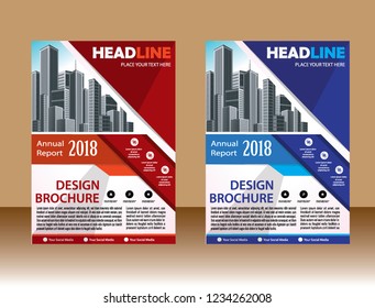 Business abstract vector template Brochure design cover modern layout annual report
poster flyer in A4 with colorful triangles geometric shapes for tech science market with light background