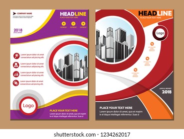 Business abstract vector template Brochure design cover modern layout annual report
poster flyer in A4 with colorful triangles geometric shapes for tech science market with light background