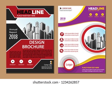 Business abstract vector template Brochure design cover modern layout annual report
poster flyer in A4 with colorful triangles geometric shapes for tech science market with light background