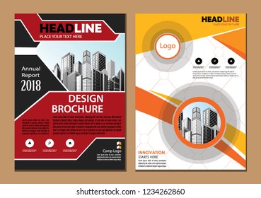 Business abstract vector template Brochure design cover modern layout annual report
poster flyer in A4 with colorful triangles geometric shapes for tech science market with light background