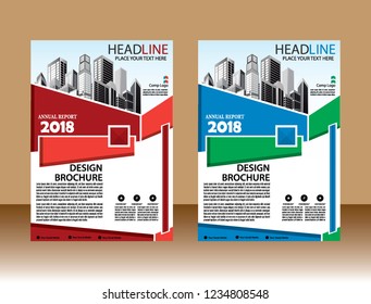 Business abstract vector template Brochure design cover modern layout annual report
poster flyer in A4 with colorful triangles geometric shapes for tech science market with light background