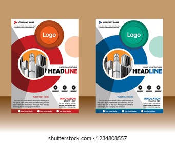 Business abstract vector template Brochure design cover modern layout annual report
poster flyer in A4 with colorful triangles geometric shapes for tech science market with light background