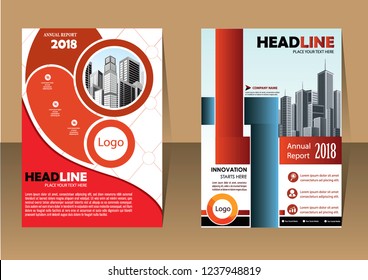 Business abstract vector template Brochure design cover modern layout annual report
poster flyer in A4 with colorful triangles geometric shapes for tech science market with light background