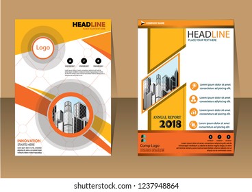 Business abstract vector template Brochure design cover modern layout annual report
poster flyer in A4 with colorful triangles geometric shapes for tech science market with light background