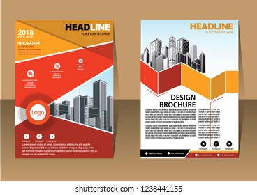 Business abstract vector template Brochure design cover modern layout annual report
poster flyer in A4 with colorful triangles geometric shapes for tech science market with light background