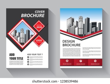 Business abstract vector template. Brochure design, cover modern layout, annual report, poster, flyer in A4 with colorful triangles, geometric shapes for tech, science, market with light background