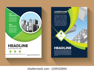 Business abstract vector template. Brochure design, cover modern layout, annual report, poster, flyer in A4 with colorful triangles, geometric shapes for tech, science, market with light background