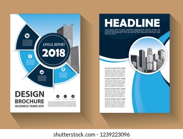 Business abstract vector template. Brochure design, cover modern layout, annual report, poster, flyer in A4 with colorful triangles, geometric shapes for tech, science, market with light background