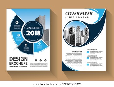 Business abstract vector template. Brochure design, cover modern layout, annual report, poster, flyer in A4 with colorful triangles, geometric shapes for tech, science, market with light background