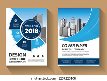 Business abstract vector template. Brochure design, cover modern layout, annual report, poster, flyer in A4 with colorful triangles, geometric shapes for tech, science, market with light background
