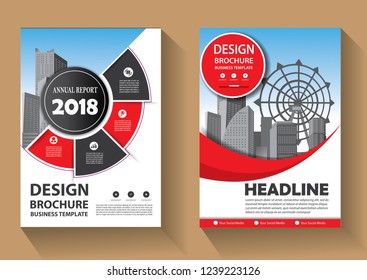 Business abstract vector template. Brochure design, cover modern layout, annual report, poster, flyer in A4 with colorful triangles, geometric shapes for tech, science, market with light background
