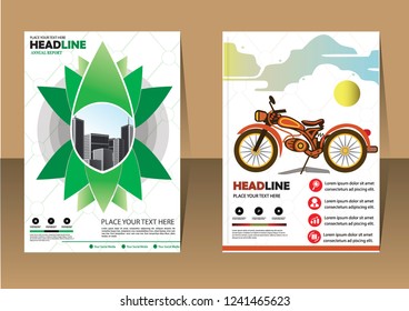 Business abstract vector template Brochure design cover modern layout annual report
poster flyer in A4 with colorful triangles geometric shapes for tech science market with light background