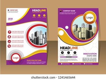 Business abstract vector template Brochure design cover modern layout annual report
poster flyer in A4 with colorful triangles geometric shapes for tech science market with light background
