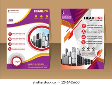 Business abstract vector template Brochure design cover modern layout annual report
poster flyer in A4 with colorful triangles geometric shapes for tech science market with light background