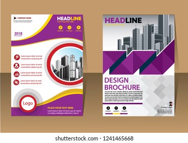 Business abstract vector template Brochure design cover modern layout annual report
poster flyer in A4 with colorful triangles geometric shapes for tech science market with light background