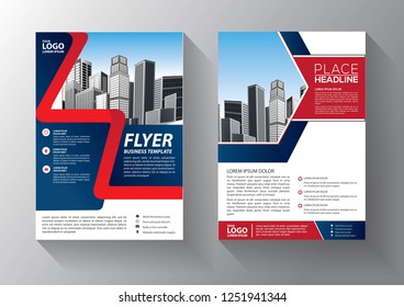 Business abstract vector template. Brochure design, cover modern layout, annual report, poster, flyer in A4 with colorful triangles, geometric shapes for tech, science, market with light background