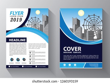 Business abstract vector template. Brochure design, cover modern layout, annual report, poster, flyer in A4 with colorful triangles, geometric shapes for tech, science, market with light background