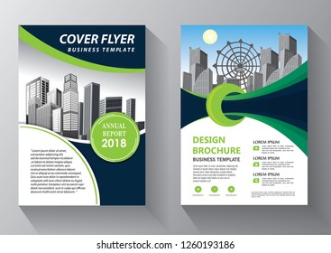 Business abstract vector template. Brochure design, cover modern layout, annual report, poster, flyer in A4 with colorful triangles, geometric shapes for tech, science, market with light background