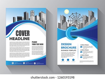 Business abstract vector template. Brochure design, cover modern layout, annual report, poster, flyer in A4 with colorful triangles, geometric shapes for tech, science, market with light background