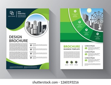 Business abstract vector template. Brochure design, cover modern layout, annual report, poster, flyer in A4 with colorful triangles, geometric shapes for tech, science, market with light background