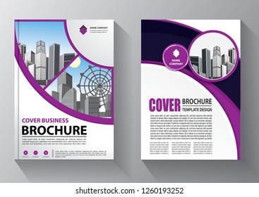 Business abstract vector template. Brochure design, cover modern layout, annual report, poster, flyer in A4 with colorful triangles, geometric shapes for tech, science, market with light background
