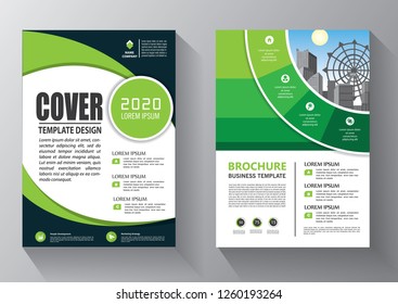 Business abstract vector template. Brochure design, cover modern layout, annual report, poster, flyer in A4 with colorful triangles, geometric shapes for tech, science, market with light background