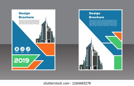 Business abstract vector template, Brochure template layout, cover design annual report, magazine, booklet.