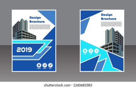 Business abstract vector template, Brochure template layout, cover design annual report, magazine, booklet.