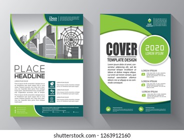 Business abstract vector template. Brochure design, cover modern layout, annual report, poster, flyer in A4 with colorful triangles, geometric shapes for tech, science, market with light background