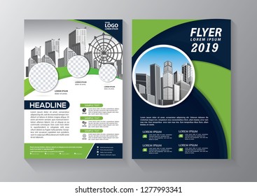 Business abstract vector template. Brochure design, cover modern layout, annual report, poster, flyer in A4 with colorful triangles, geometric shapes for tech, science, market with light background