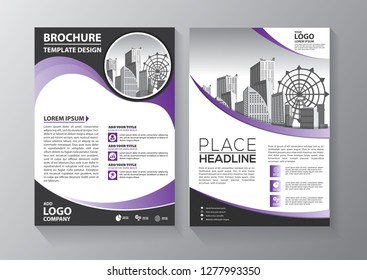 Business abstract vector template. Brochure design, cover modern layout, annual report, poster, flyer in A4 with colorful triangles, geometric shapes for tech, science, market with light background