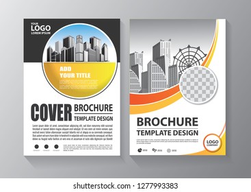 Business abstract vector template. Brochure design, cover modern layout, annual report, poster, flyer in A4 with colorful triangles, geometric shapes for tech, science, market with light background