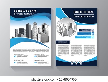 Business abstract vector template. Brochure design, cover modern layout, annual report, poster, flyer in A4 with colorful triangles, geometric shapes for tech, science, market with light background