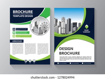 Business abstract vector template. Brochure design, cover modern layout, annual report, poster, flyer in A4 with colorful triangles, geometric shapes for tech, science, market with light background