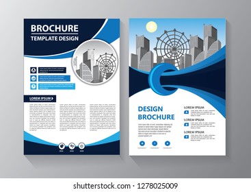 Business abstract vector template. Brochure design, cover modern layout, annual report, poster, flyer in A4 with colorful triangles, geometric shapes for tech, science, market with light background