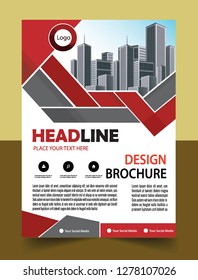 Business abstract vector template Brochure design cover modern layout annual report
poster flyer in A4 with colorful triangles geometric shapes for tech science market with light background