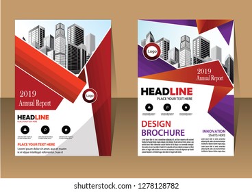 Business abstract vector template Brochure design cover modern layout annual report
poster flyer in A4 with colorful triangles geometric shapes for tech science market with light background