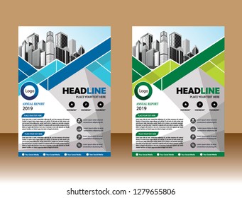 Business abstract vector template Brochure design cover modern layout annual report
poster flyer in A4 with colorful triangles geometric shapes for tech science market with light background