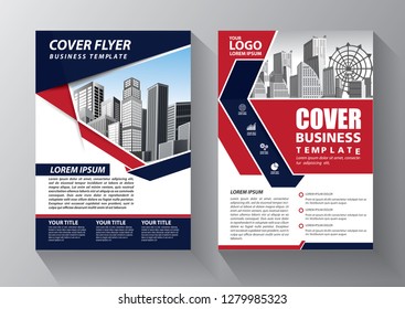 Business Brochure Template Tri Fold Layout Stock Vector (Royalty Free ...