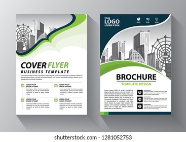 Business abstract vector template. Brochure design, cover modern layout, annual report, poster, flyer in A4 with colorful triangles, geometric shapes for tech, science, market with light background