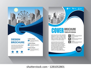 Business abstract vector template. Brochure design, cover modern layout, annual report, poster, flyer in A4 with colorful triangles, geometric shapes for tech, science, market with light background
